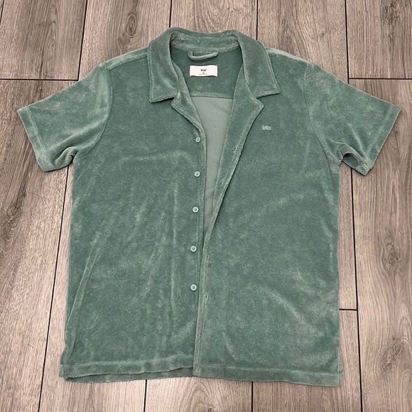 TNA Artega Button-up in Yucca Green - Picture 1 of 3